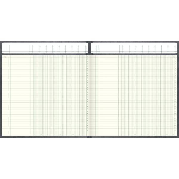 Spaltenbuch 27,7x29,7cm mit Kopfleiste 8 Spalten 96 Blatt hellblau