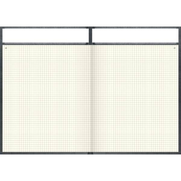 Geschäftsbuch A4 Kopfleiste kariert 96 Blatt