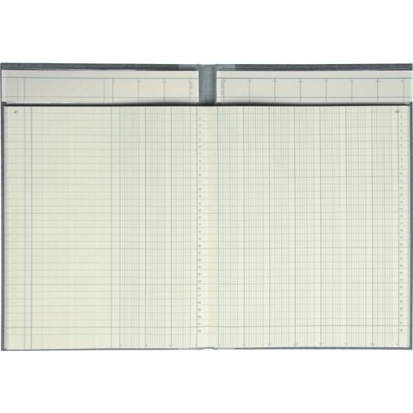 Spaltenbuch A4 mit Kopfleiste 10 Spalten 96 Blatt hellblau