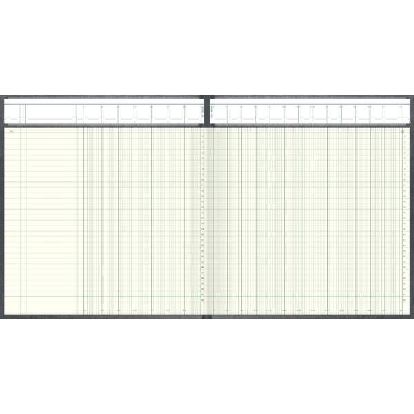 Spaltenbuch 27,7x29,7cm mit Kopfleiste 20 Spalten 144 Blatt hellblau
