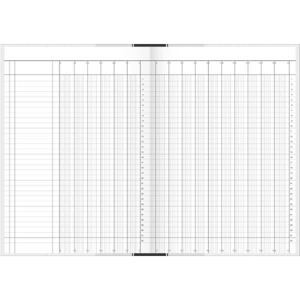 Spaltenbuch A4 16 Spalten 96 Blatt