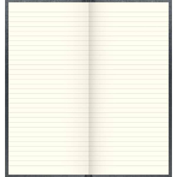 Geschäftsbuch 13,7x29,7cm liniert 144 Blatt Deckenband
