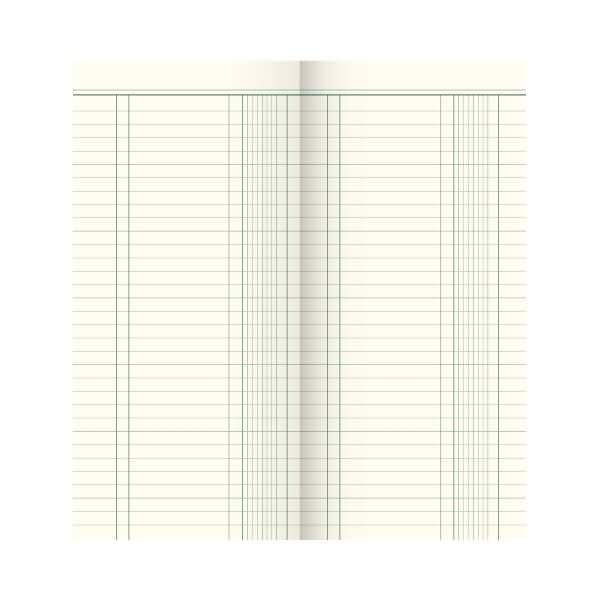 Geschäftsbuch 2/3A4 40 Blatt 1 Spalte Karton hellblau