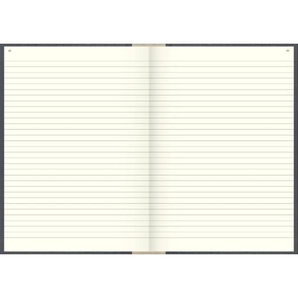 Geschäftsbuch A4 liniert 192 Blatt grau