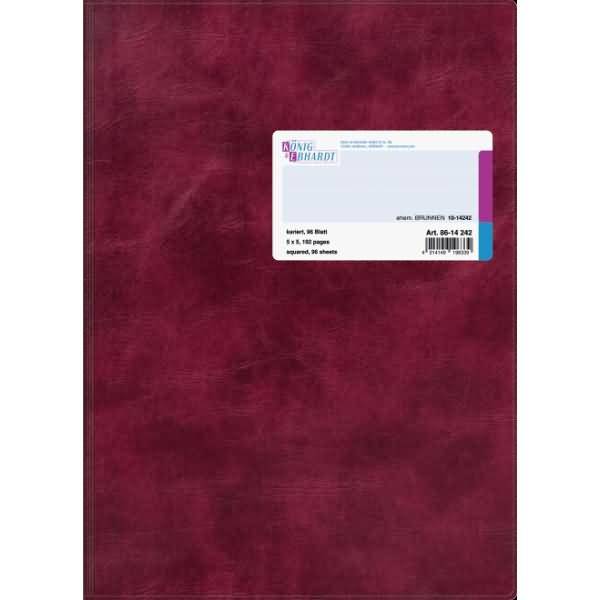 Geschäftsbuch A4 96 Blatt kariert flexibel
