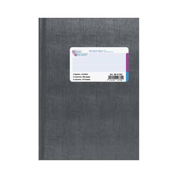 Spaltenbuch A5 2 Spalten 144 Blatt hellblau