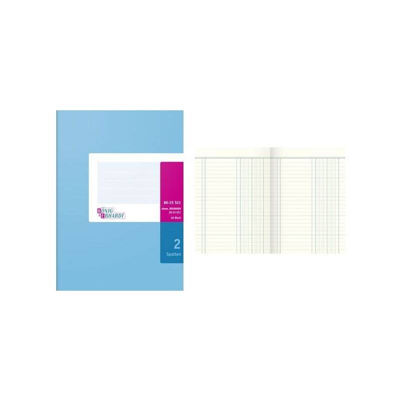 KÖNIG & EBHARDT Spaltenbuch DIN A5, 2 Spalten, 144 Blatt