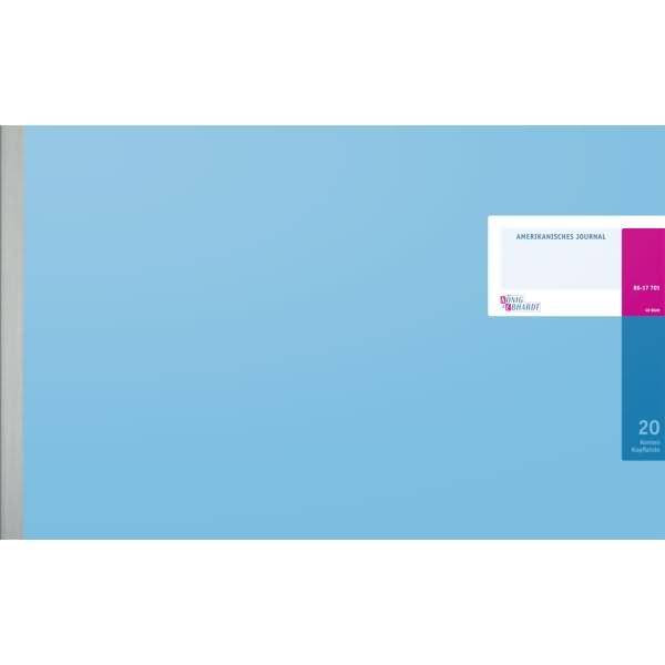 Amerikanisches Journal 22 Konten mit Kopfleiste 48 Blatt