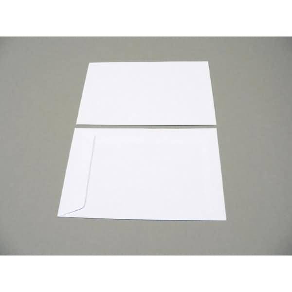 Versandtaschen 127x190mm 90g/qm gummiert VE=500 Stück weiß