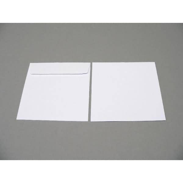 Briefumschläge 140x140mm 100g/qm haftklebend VE=100 Stück weiß