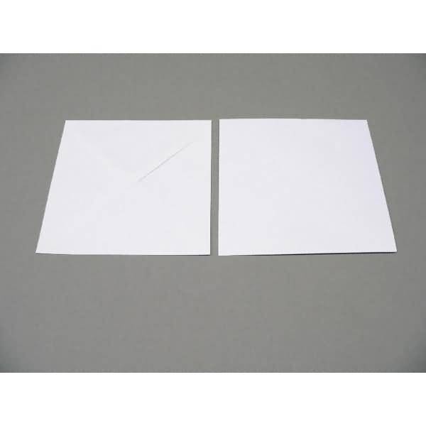 Briefumschläge 146x146mm 90g/qm gummiert VE=100 Stück weiß