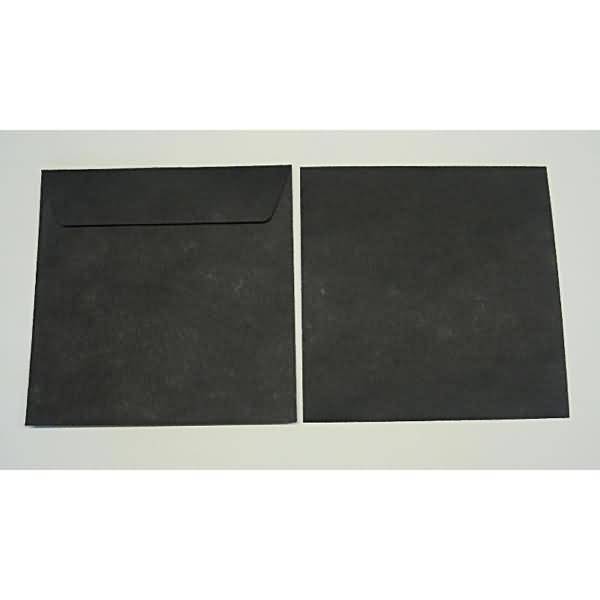 Briefumschläge 160x160mm 120g/qm haftklebend VE=100 Stück schwarz