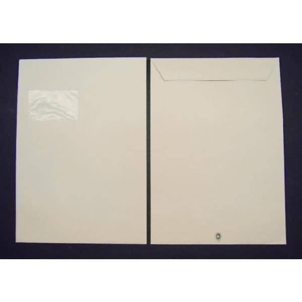 Versandtaschen C4 100g/qm gummiert Fenster VE=250 Stück grau