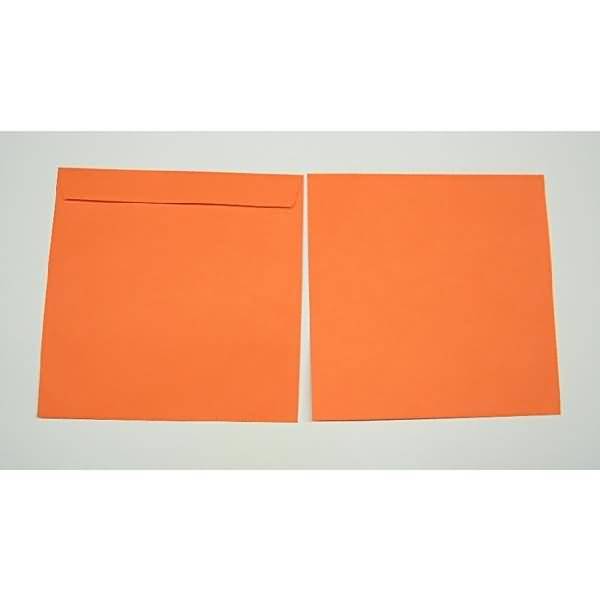 Briefumschläge 220x220mm 120g/qm haftklebend VE=100 Stück orange