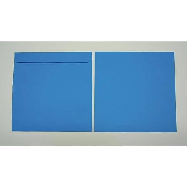Briefumschläge 220x220mm 120g/qm haftklebend VE=100 Stück cyanblau