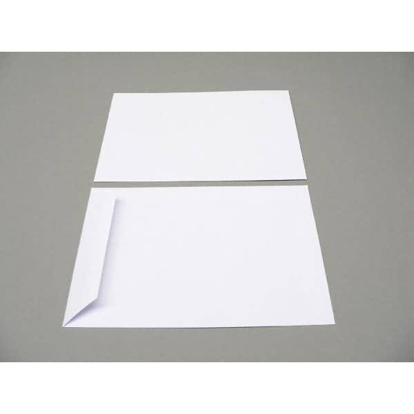 Versandtaschen 178x254mm 100g/qm gummiert VE=500 Stück weiß