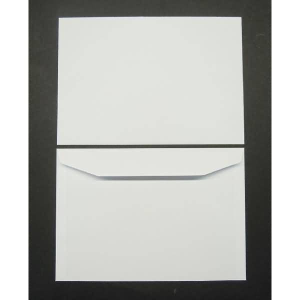 Kuvertierhüllen 178x254mm 90g/qm gummiert VE=500 Stück weiß