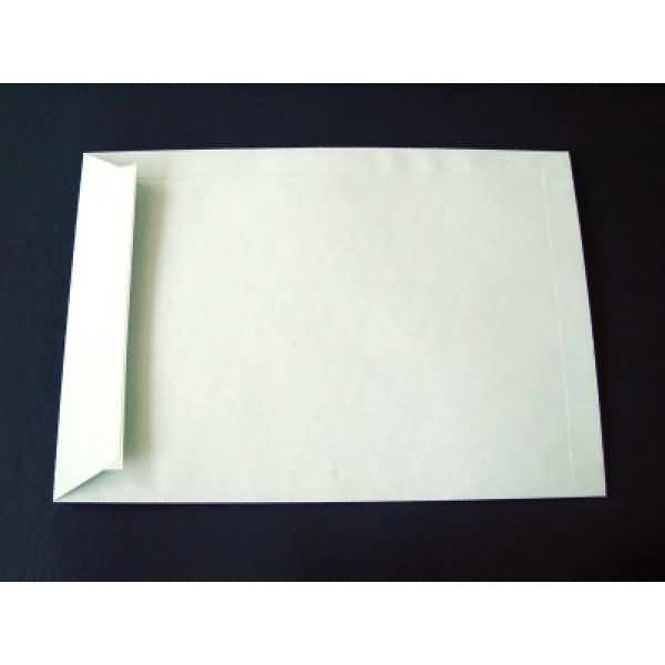 Versandtaschen B4 140g/qm haftklebend VE=250 Stück weiß/blau