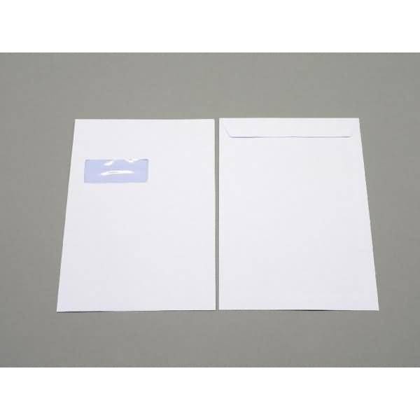 Versandtaschen B4 120g/qm haftklebend Sonderfenster VE=250 Stück hochweiß