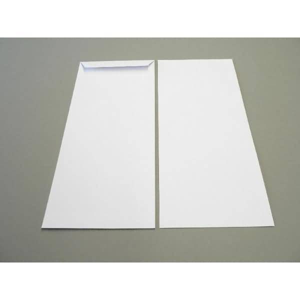 Versandtaschen 152x381mm 120g/qm haftklebend VE=250 Stück weiß