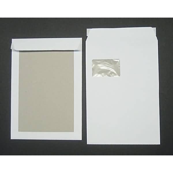 Versandtaschen C4 120g/qm HK Fenster Papprückwand VE=100 Stück weiß