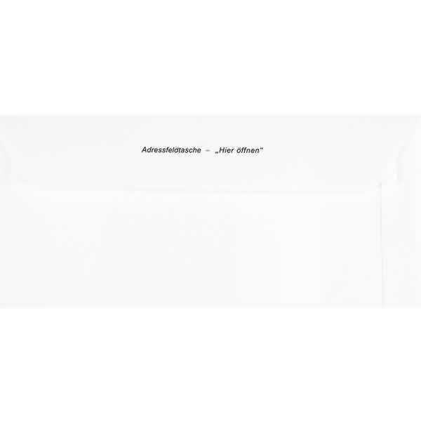 Versandtaschen B4 120g/qm HK Sonderfenster VE=250 Stück weiß