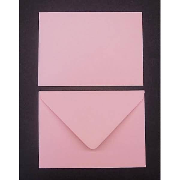 Briefumschläge 125x175mm (DIN B6) 100g/qm gummiert VE=100 Stück rosa