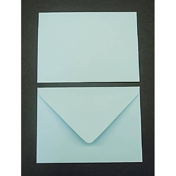 Briefumschläge 125x175mm (DIN B6) 100g/qm gummiert VE=100 Stück hellblau