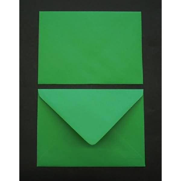 Briefumschläge 133x184mm 100g/qm gummiert VE=100 Stück dunkelgrün