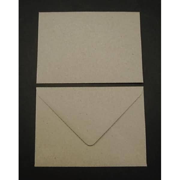 Briefumschläge 125x175mm (DIN B6) 120g/qm gummiert VE=100 Stück braun