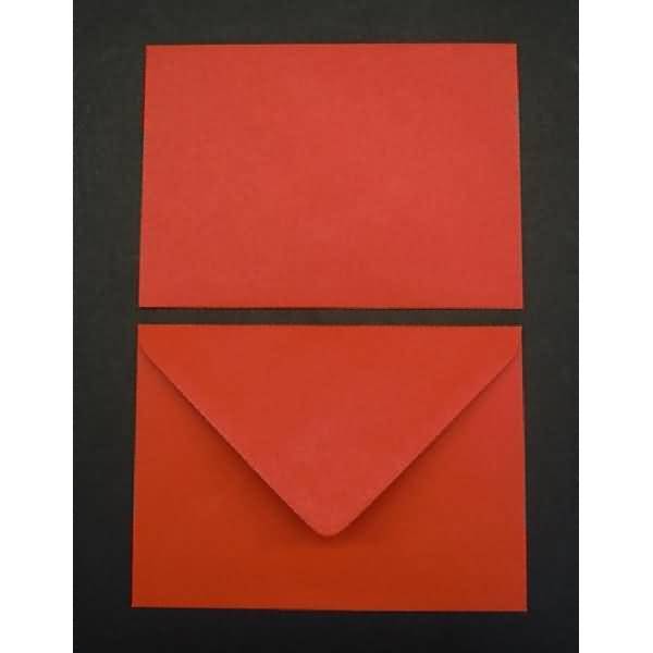 Briefumschläge C6 100g/qm gummiert VE=100 Stück rot
