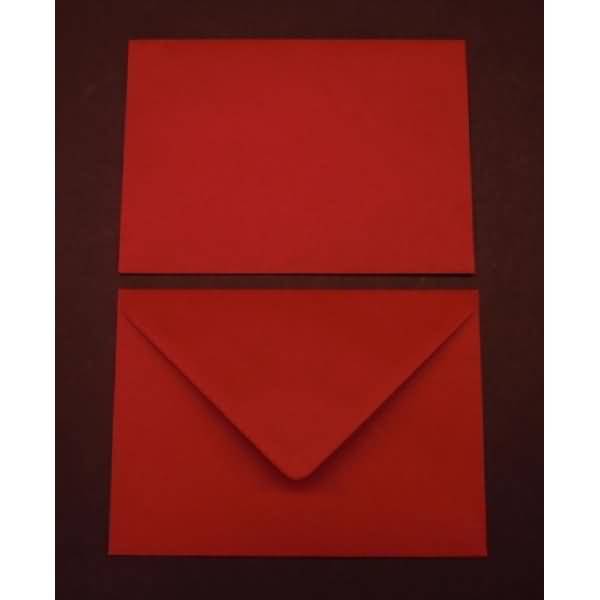 Briefumschläge 125x175mm (DIN B6) 100g/qm gummiert VE=100 Stück kirschrot