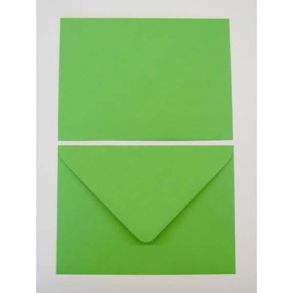 Briefumschläge 133x184mm 100g/qm gummiert VE=100 Stück frühlingsgrün