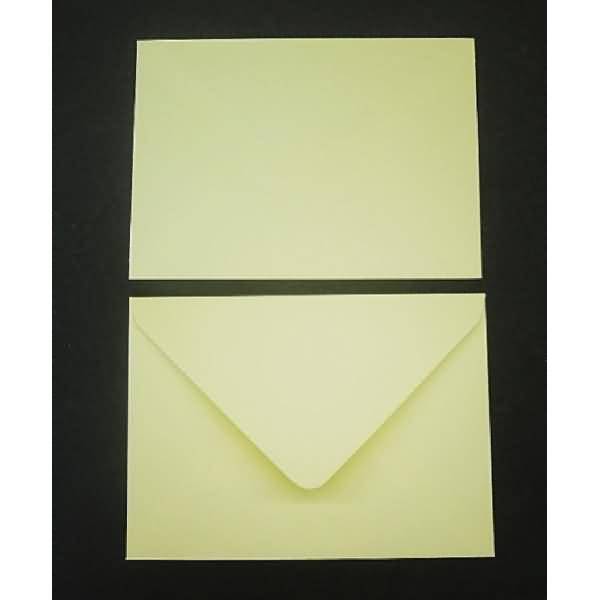 Briefumschläge 133x184mm 100g/qm gummiert VE=100 Stück pastellgelb