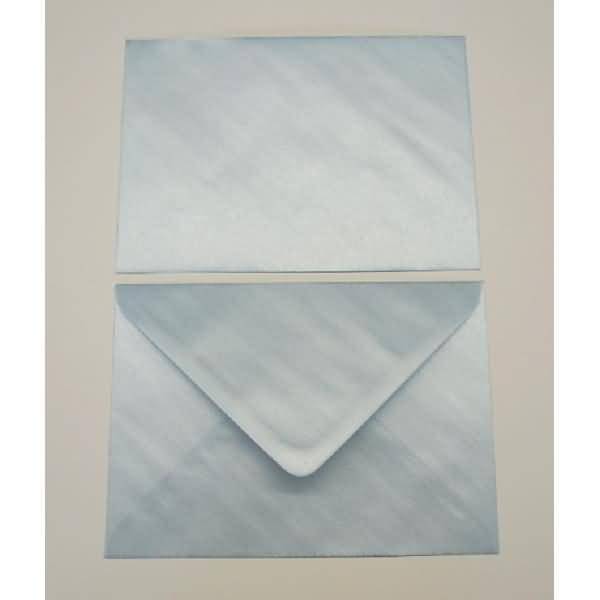 Briefumschläge 125x175mm (DIN B6) 100g/qm gummiert VE=100 Stück eisblau