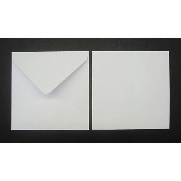 Briefumschläge 130x130mm 100g/qm gummiert VE=100 Stück weiß
