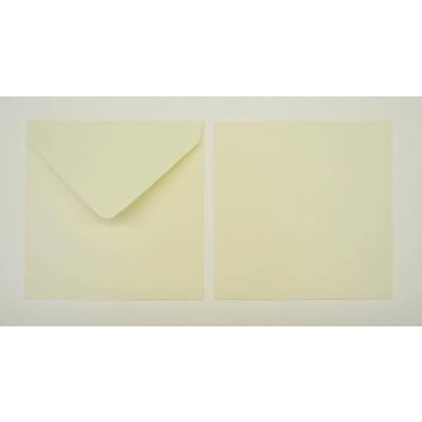 Briefumschläge 155x155mm 100g/qm gummiert VE=100 Stück ivory