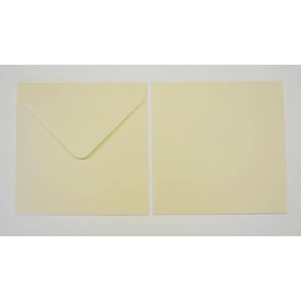 Briefumschläge 130x130mm 100g/qm gummiert VE=100 Stück biscuit