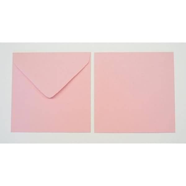 Briefumschläge 130x130mm 100g/qm gummiert VE=100 Stück rosa