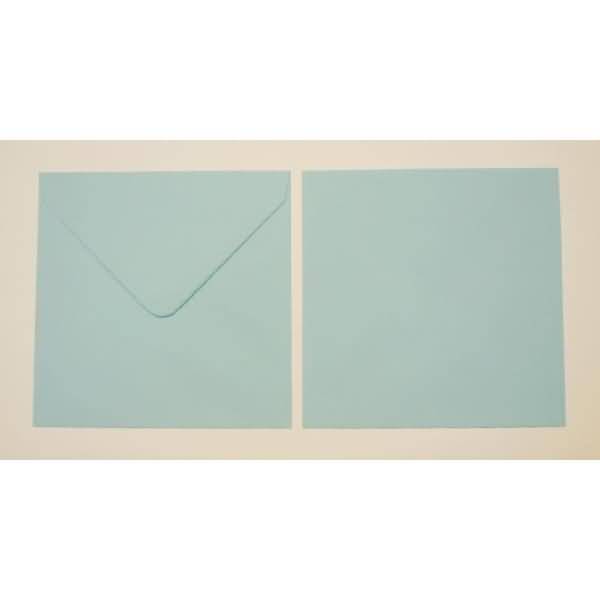Briefumschläge 155x155mm 100g/qm gummiert VE=100 Stück hellblau