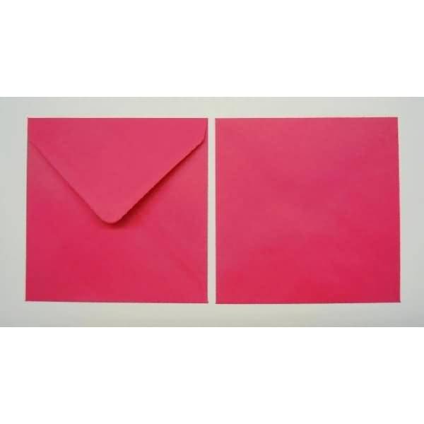 Briefumschläge 155x155mm 100g/qm gummiert VE=100 Stück pink