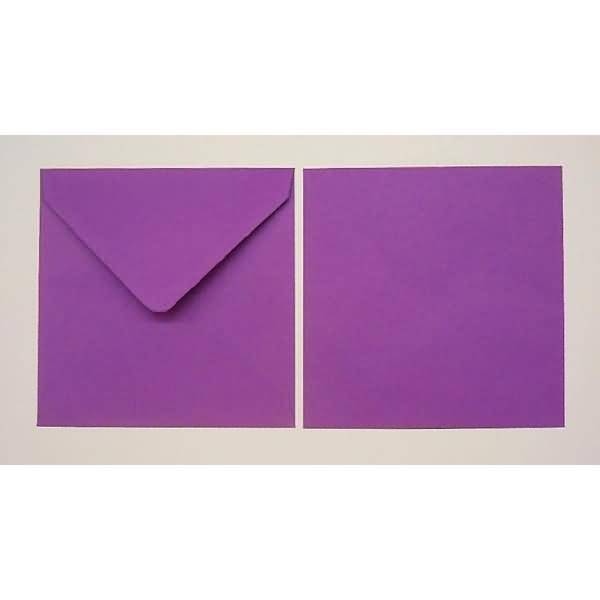 Briefumschläge 130x130mm 100g/qm gummiert VE=100 Stück aubergine