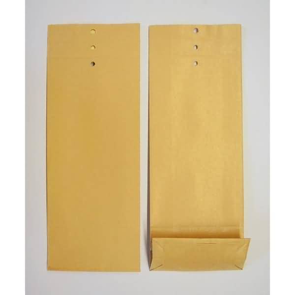 Musterbeutel 140x345x50mm 120g/qm ohne VE=250 Stück braun