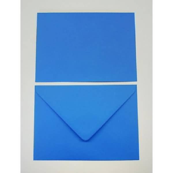 Briefumschläge 133x184mm 100g/qm gummiert VE=100 Stück brilliantblau