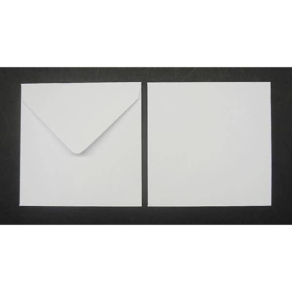 Briefumschläge 155x155mm 95g/qm gummiert VE=100 Stück weiß