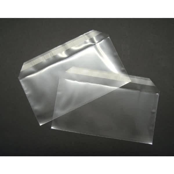 Briefumschläge Offset transparent DIN C6/5 100 my HK VE=100 Stück transparent