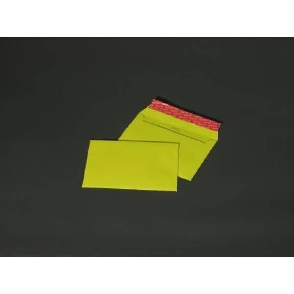 Briefumschläge C6 100g/qm haftklebend VE=100 Stück intensivgelb