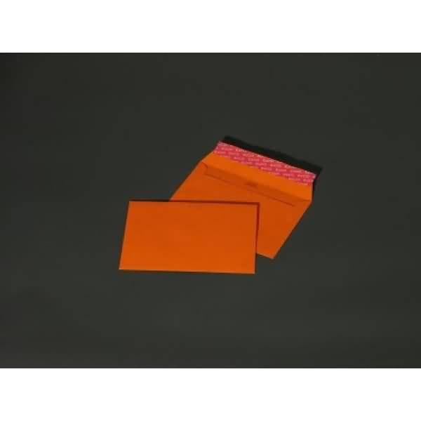 Briefumschläge C6 100g/qm haftklebend VE=100 Stück orange