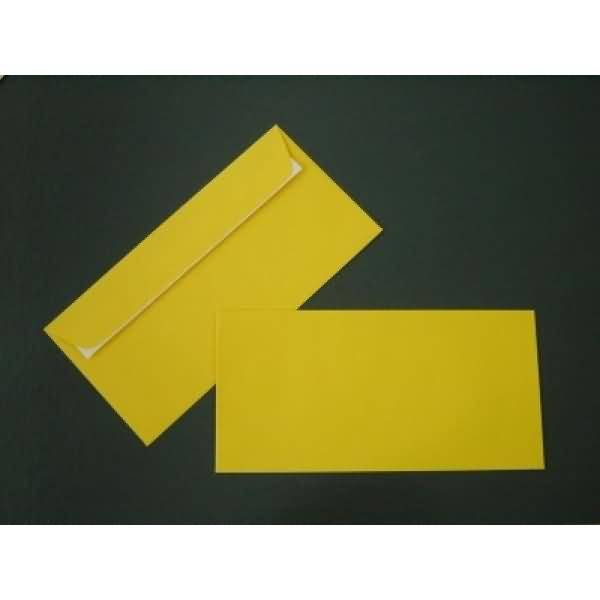 Briefumschläge DIN C6/5 100g/qm haftklebend VE=100 Stück goldgelb