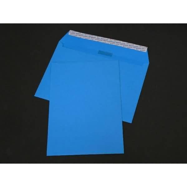 Briefumschläge C4 120g/qm haftklebend VE=100 Stück königsblau